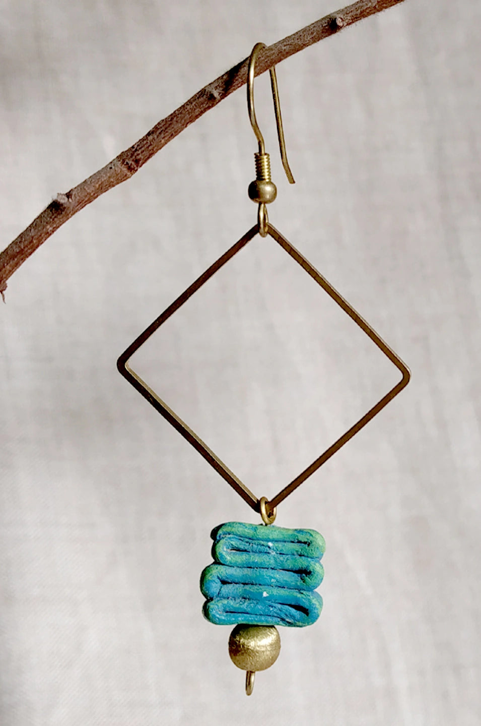 Square Dangler Earrings