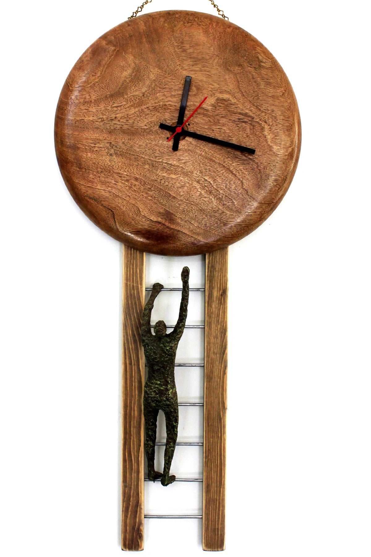 Handcrafted Papier-Mâché Wall Clock