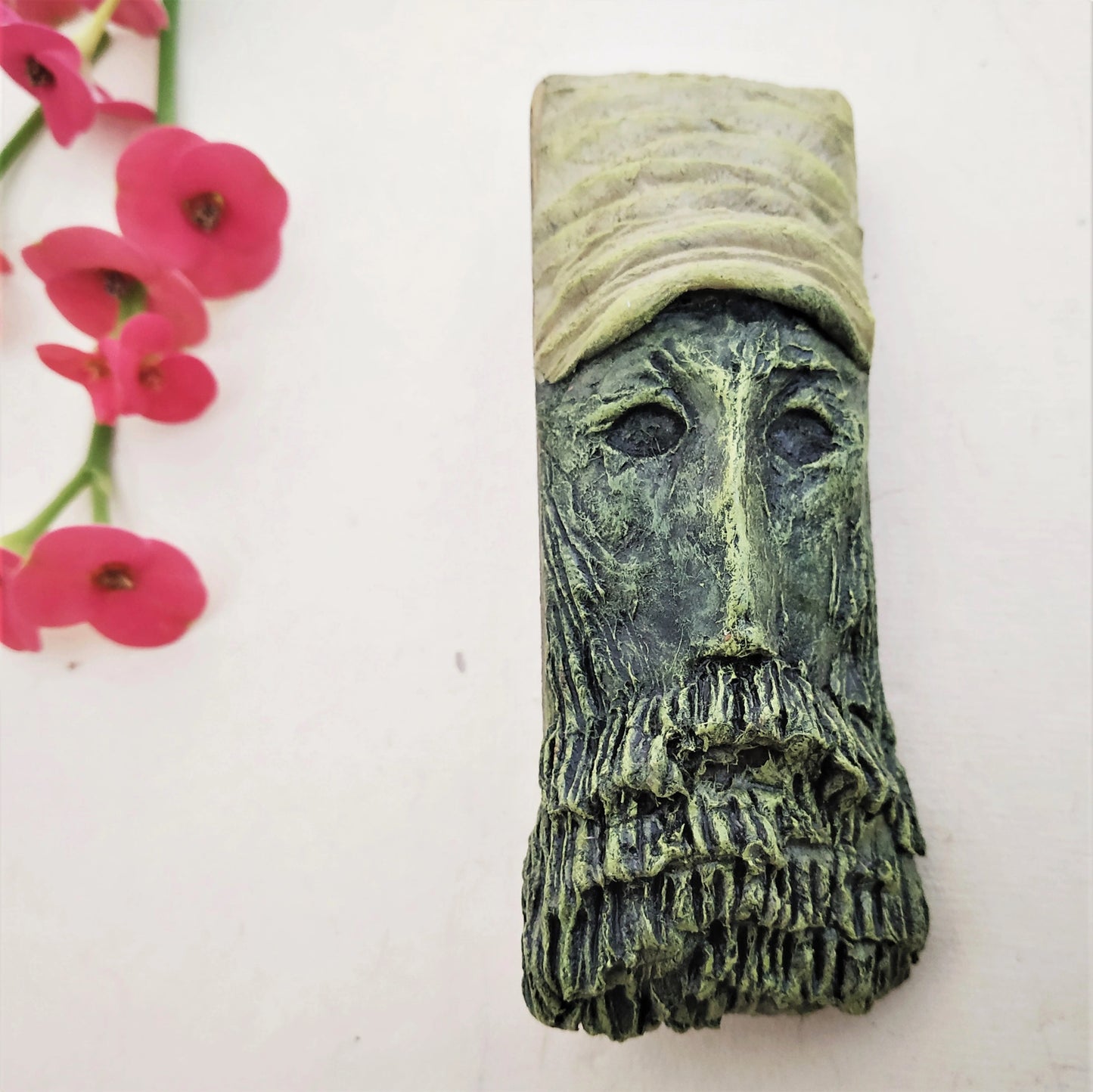 Handcrafted Mask Brooch