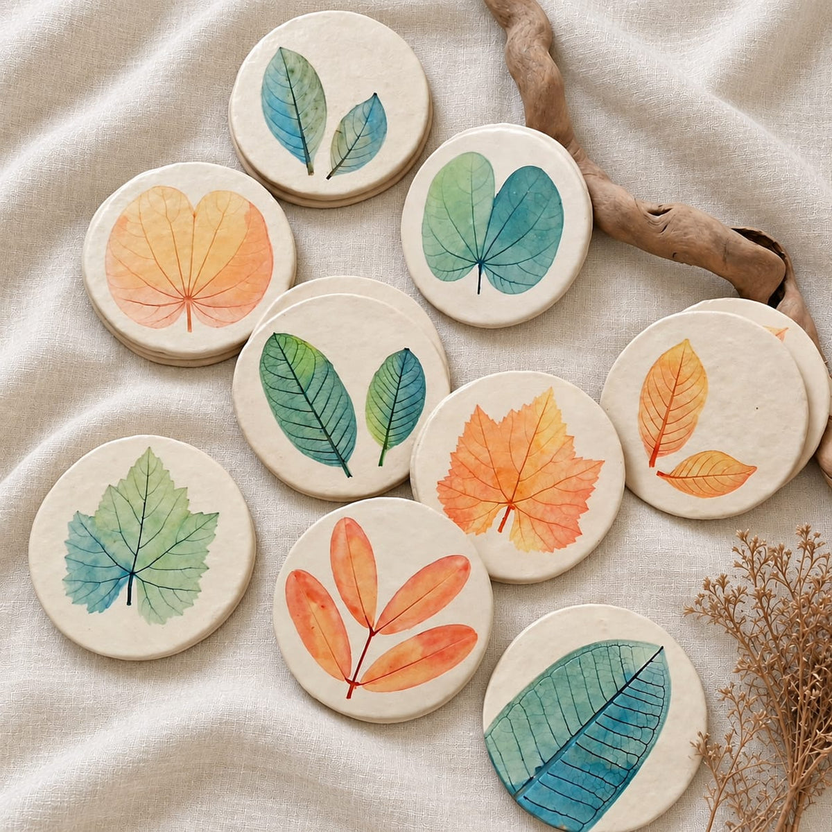Papier-Mâché Coasters and Mug holders