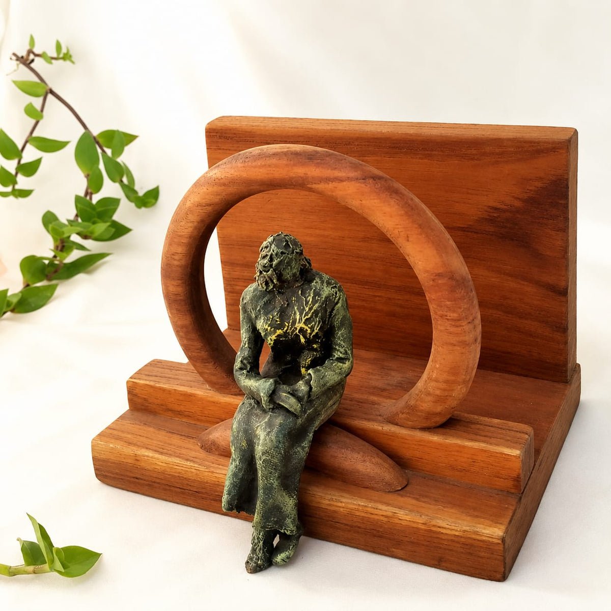 Papier Mâché Napkin Holders and Platters