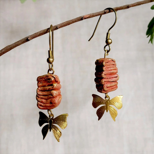 Paper-mache Butterfly Danglers