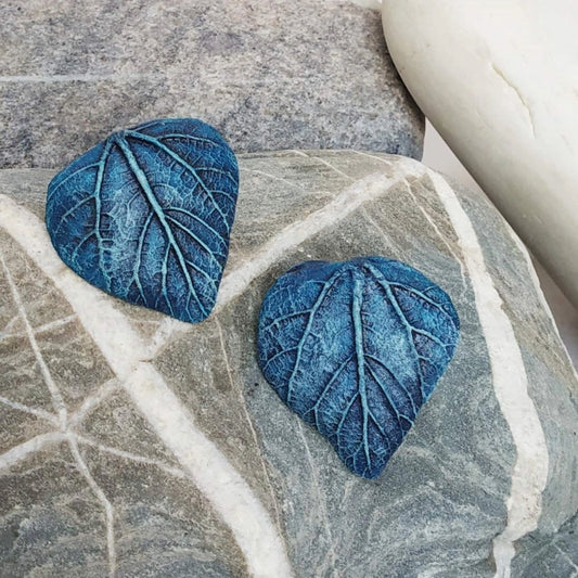 Blue Mulberry Stud Earrings