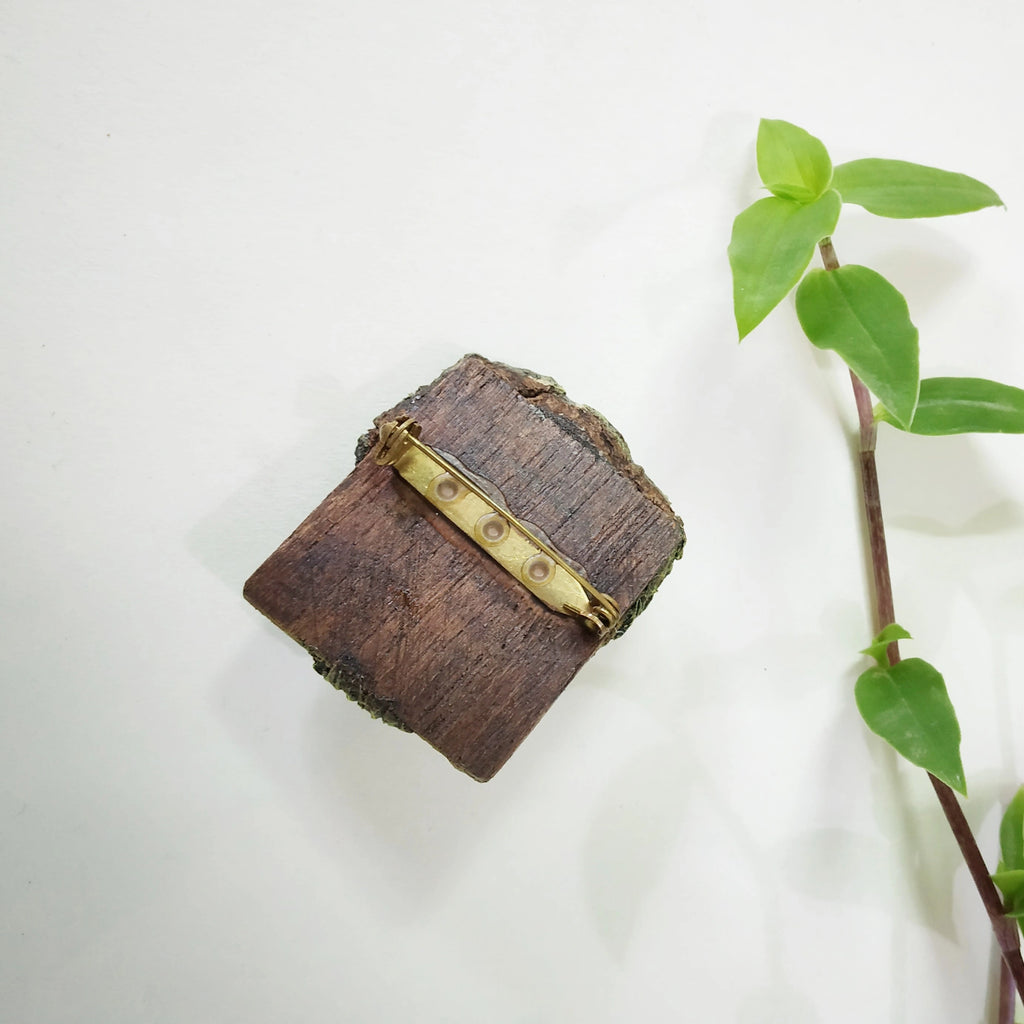 Handcrafted Mask Brooch
