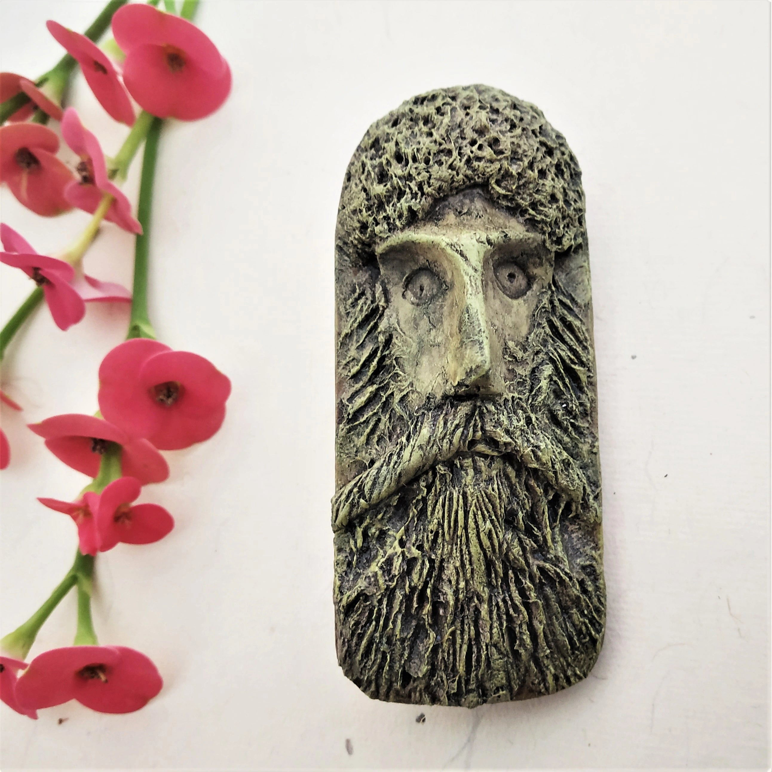 Handcrafted Mask Brooch II