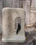 Sculptural Papier-mache Vase-Lady Figurine