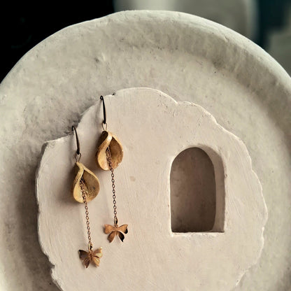 Beautiful Handmade Papier-Mâché Earrings
