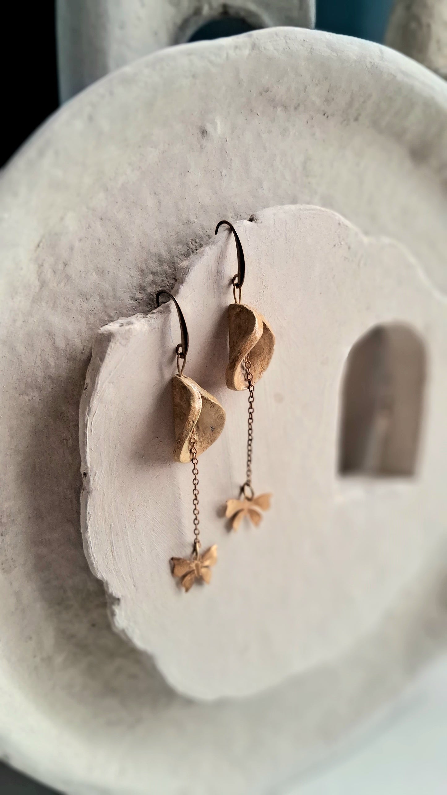 Beautiful Handmade Papier-Mâché Earrings
