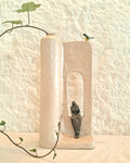 Papier-mache Sculptural Vase,  Where Art Takes Shape and Purpose Finds Form