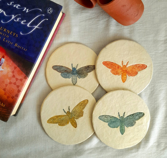 Moth Coasters