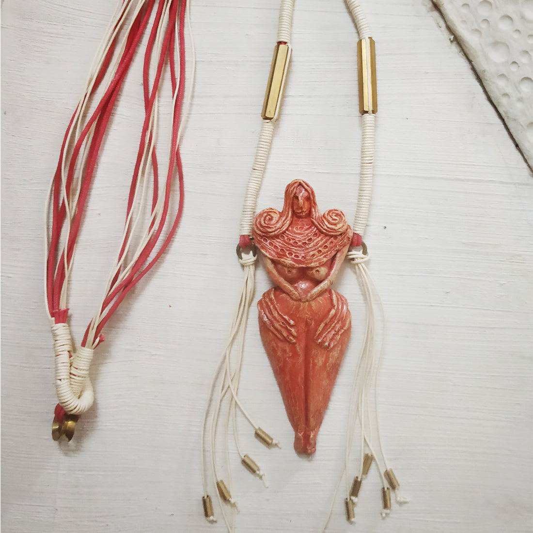 Divine Roots Pendant – Handcrafted Harappan-Inspired Art Jewelry