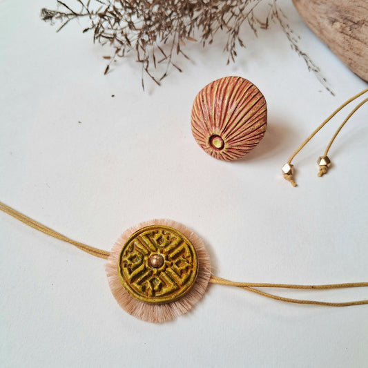 Swastika Rakhi combo