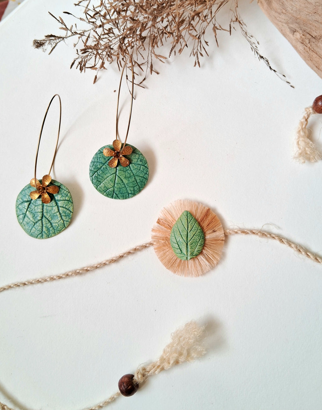 Leaf Rakhi Combo
