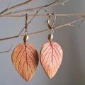 Red Leaf Earring