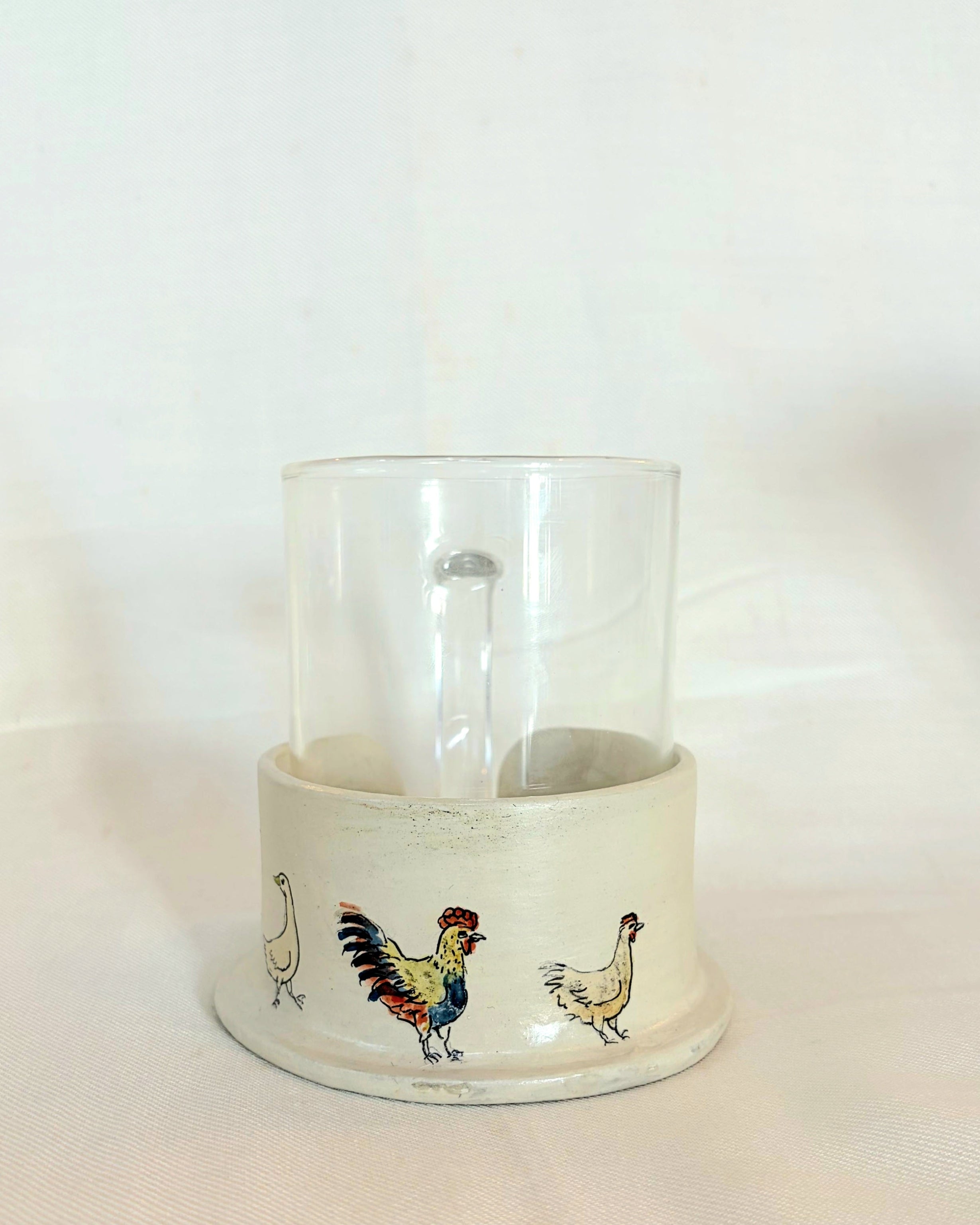 Papier-mache Mug holder-Birds feeder story