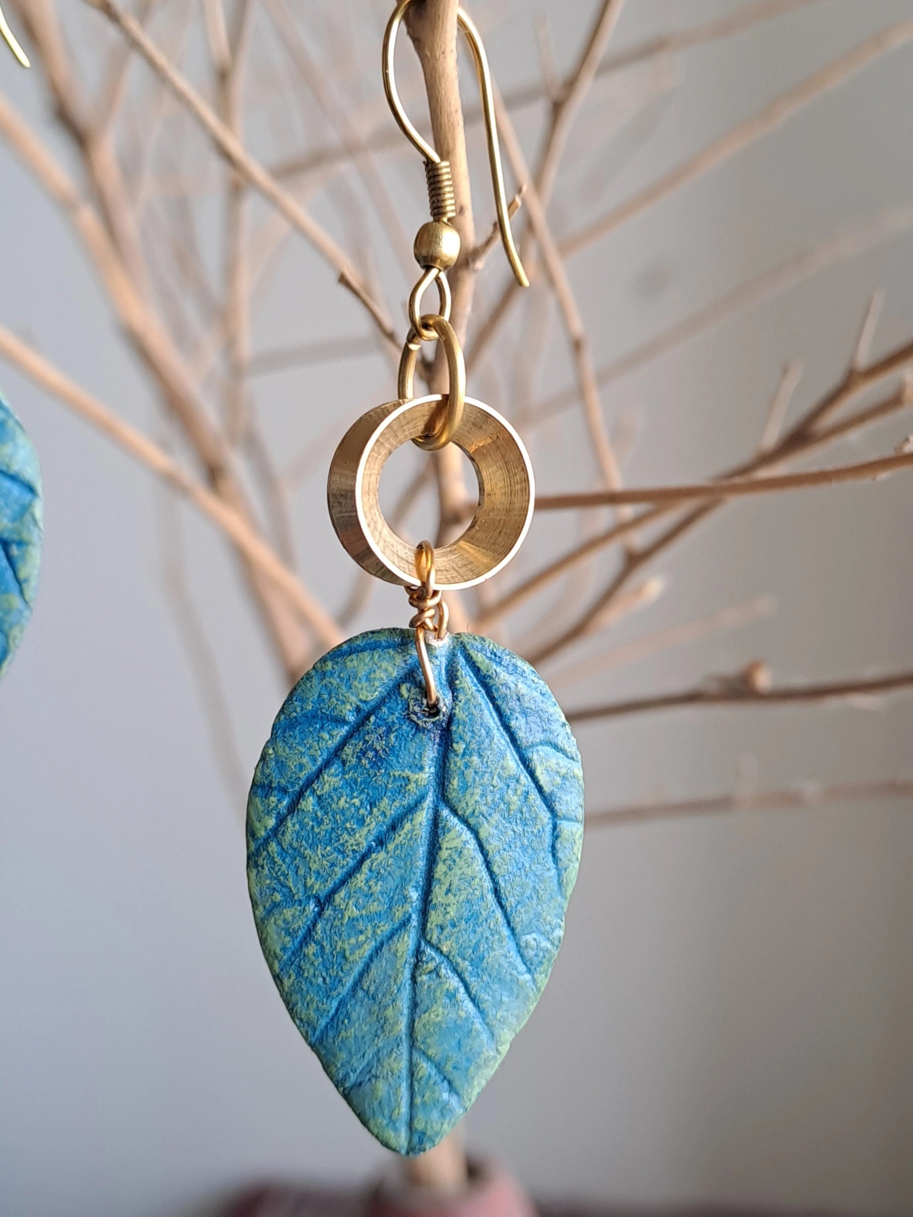 Mulberry Leaf Earring
