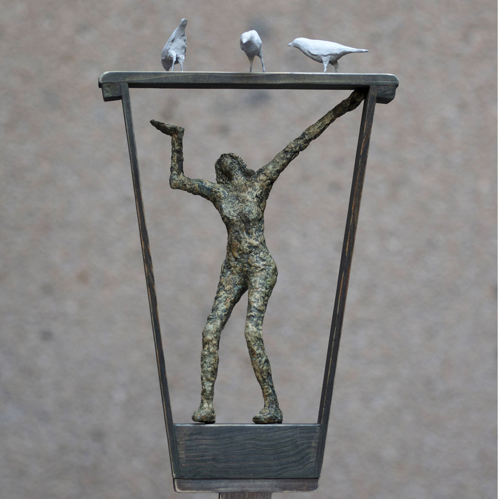 Papier-mache Sculpture-'Companionship'