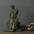 Lady in Solitude – A Papier-Mâché Sculpture