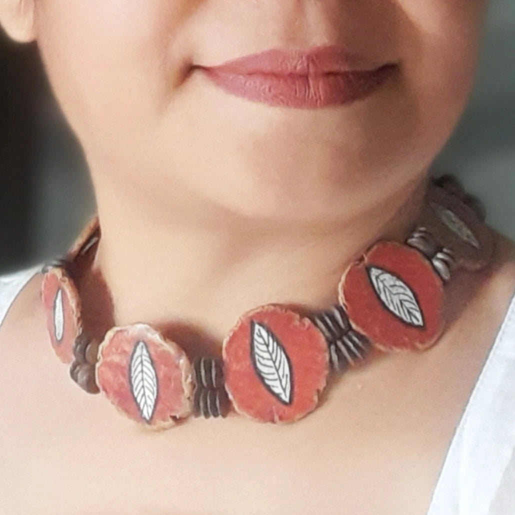 Papier-mâché Booti Necklace – Choker Style | Tradition to Innovation