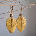 Papier-mache Earring-Mulberry-Dhokhra Leaf Earring