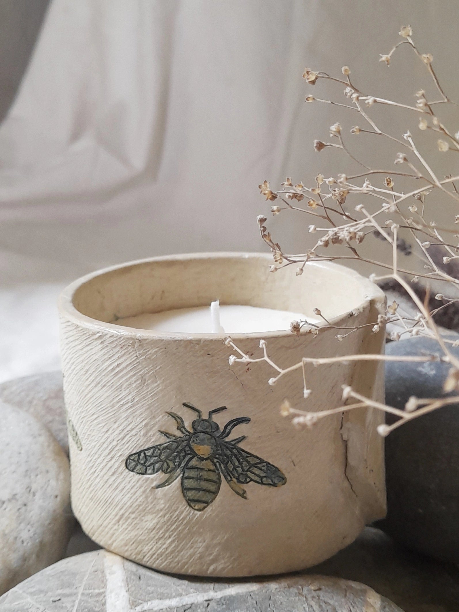 Handcrafted Papier-Mâché Candle Holders-Beewiser