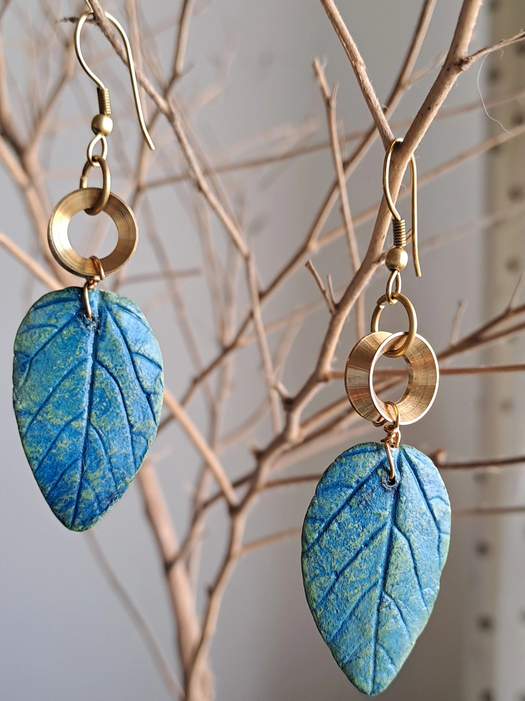 Mulberry Leaf Earring